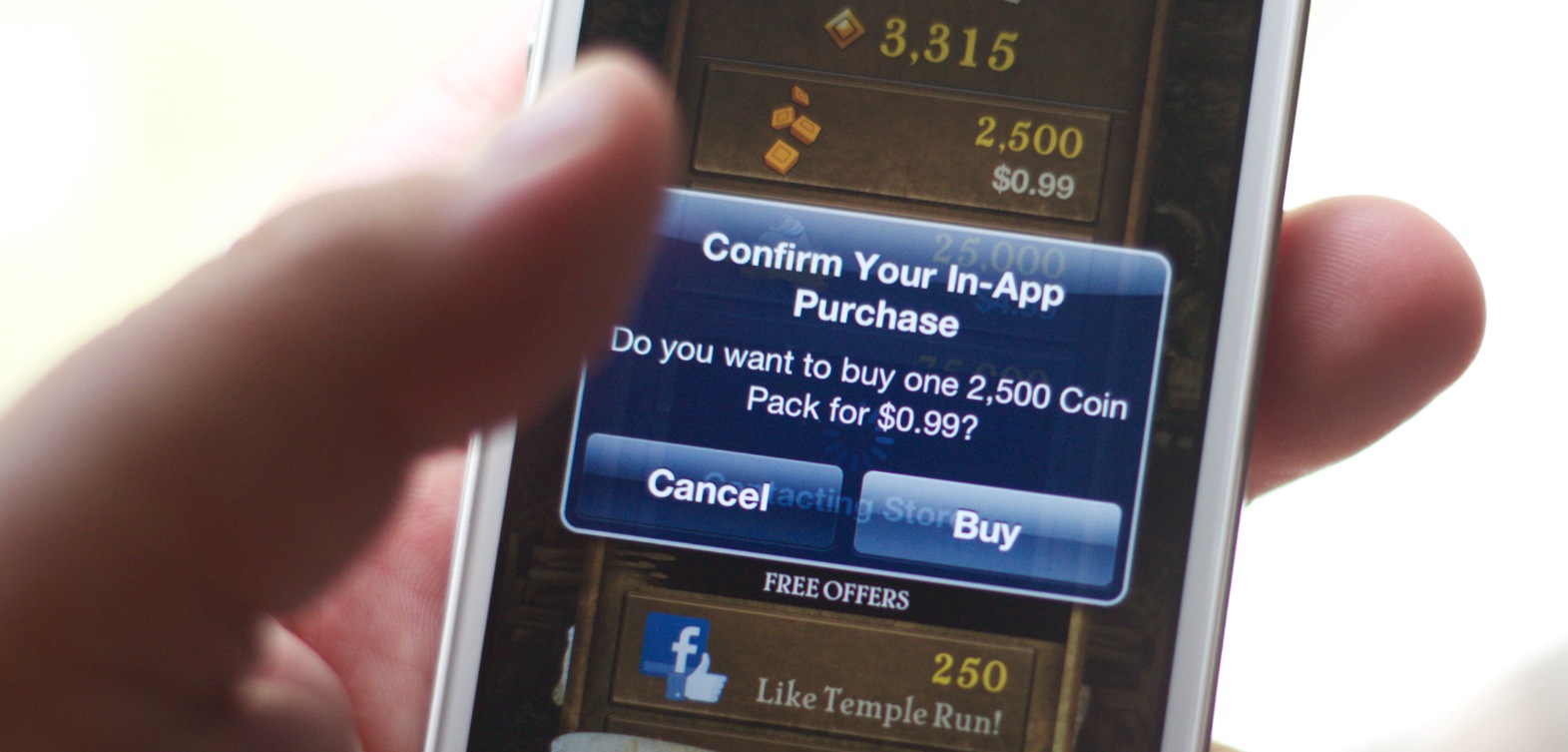 in app purchase